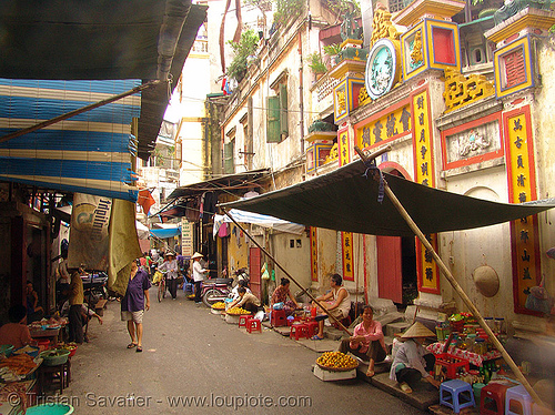 street market in hanoi - vietnam, hanoi, street market, street seller